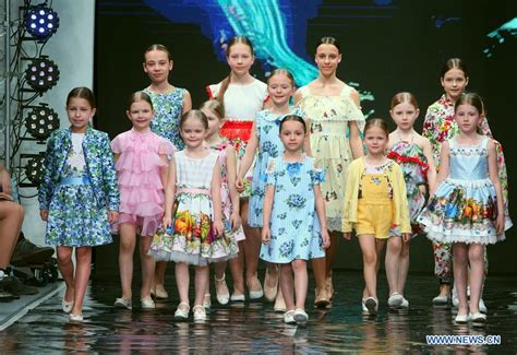 Kid Models Present Creations At Belarus Fashion Week In Minsk Xinhua