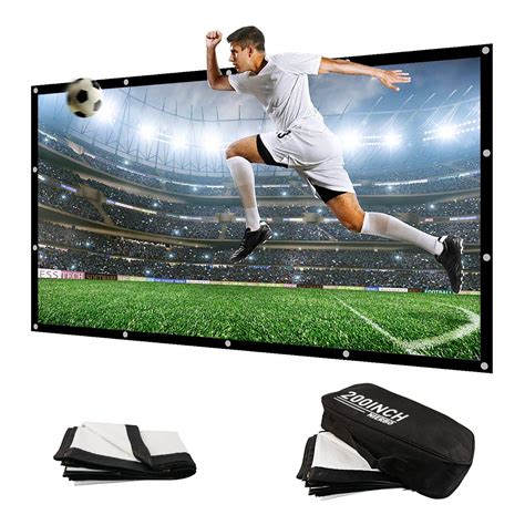 Buy 200 Inch Large Projector Screen Big 169 3d Portable Movie Screen