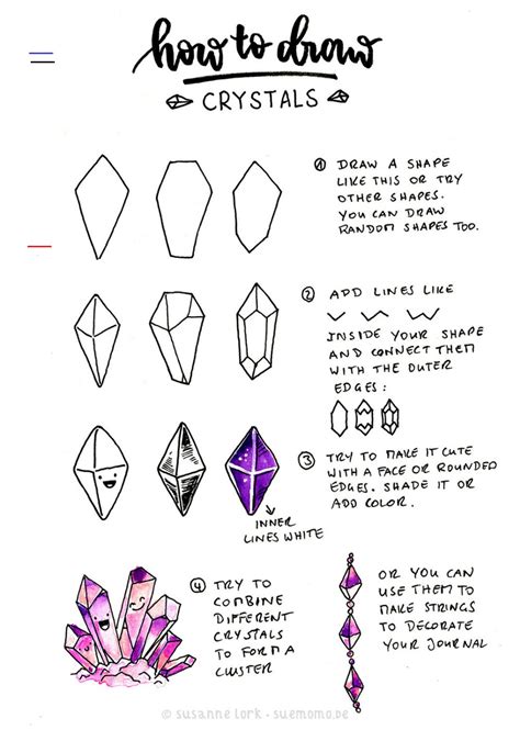 How To Draw Crystals Kristallbuchstaben Crystals Art Drawing