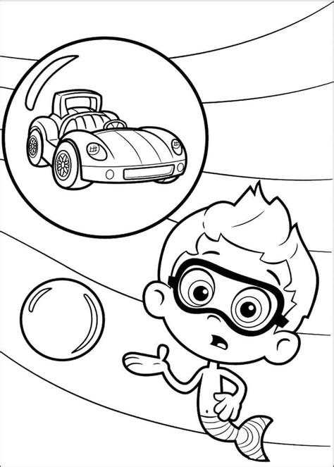 25 Free Printable Bubble Guppies Coloring Pages