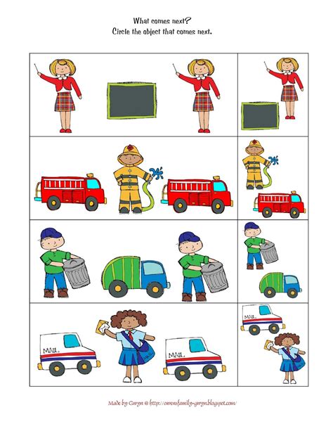 Full online curriculum · teacher recommended · 10,000+ activities Preschool Printables: Community Helpers | Preschool A - G ...