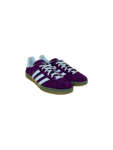 Adidas Originals Gazelle Indoor Trainers In Purple Shop Adidas