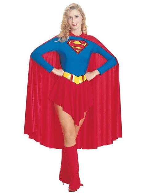 Check Out Supergirl Costume Womens Superman Halloween Costumes From