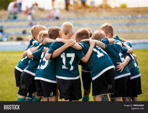 Kids Football Team Image And Photo Free Trial Bigstock
