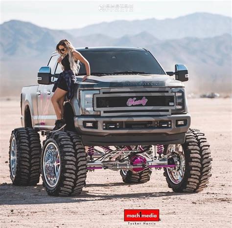 Ford F Super Duty Wheel Offset Hella Stance Lifted Custom Offsets