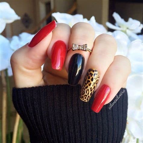 40 Stunning Red And Black Nail Designs Youll Love To Try