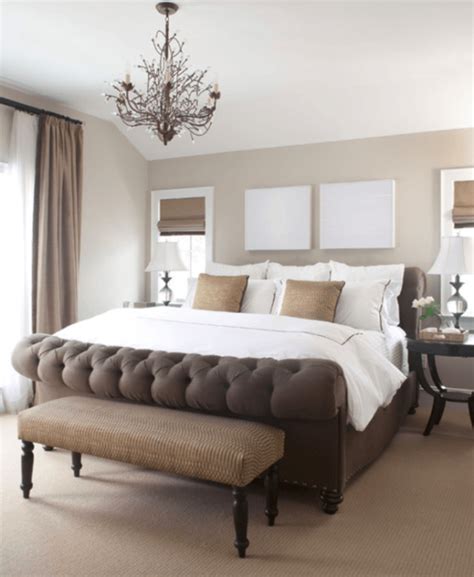 Warm Taupe Bedroom With White Accents Min Concepts And Colorways