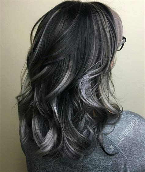 Pin By Yona Ledford On Hair Silver Hair Highlights Gray Hair Highlights Hair Highlights