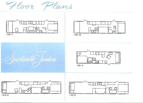 The best mansion house floor plans. Spartanette Royal Floor Plan (Right) "1953 brochure. Top ...