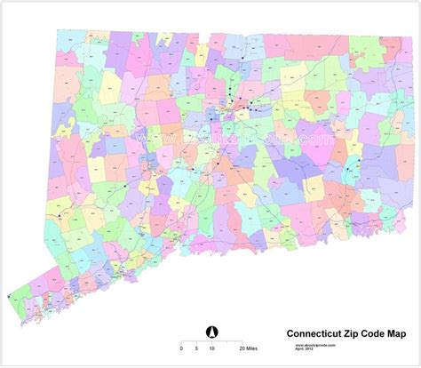 Connecticut Zip Code Map Map Coding