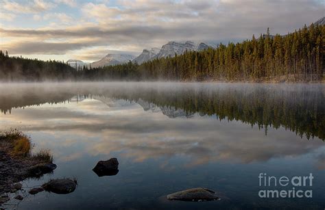 Herbert Lake Morning Mists Photograph By Idaho Scenic Images Linda