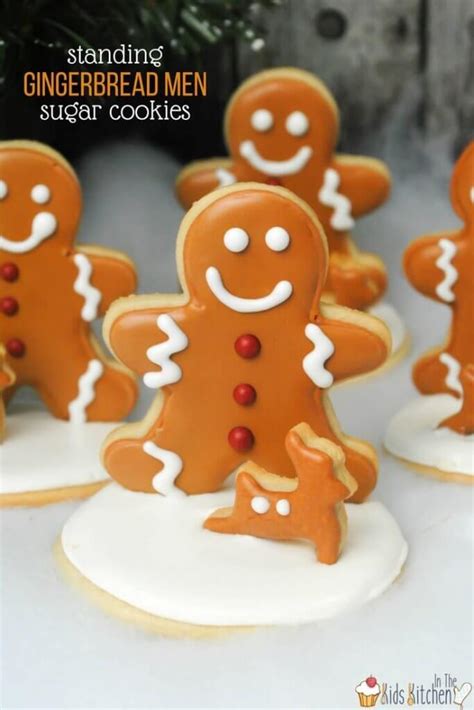 3d Standing Gingerbread Men Sugar Cookies In The Kids Kitchen