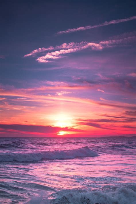 Aesthetic Beach Sunset Wallpapers Wallpaper Cave