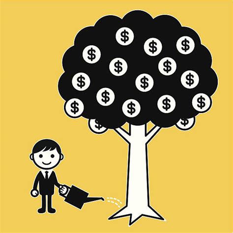 Best Money Doesnt Grow On Trees Illustrations Royalty Free Vector