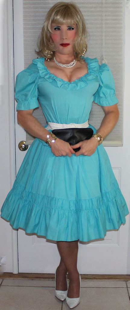 Kathy Leigh Aqua Dress With Crinoline Petticoat Honey Im Flickr