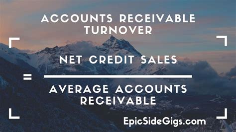 The formula for accounts receivable turnover ratio is as follows: Accounts Receivable Turnover Ratio - Receivables Turnover ...