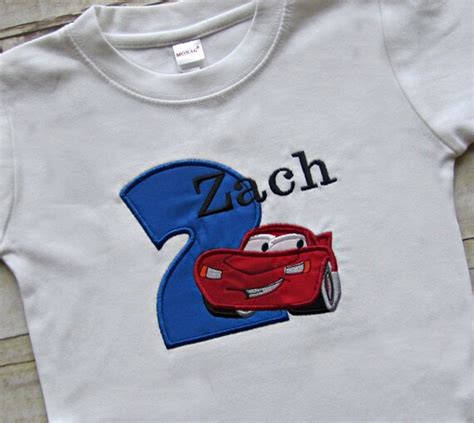 Items Similar To Cars Birthday Shirt 2nd Birthday Shirt Disney Cars