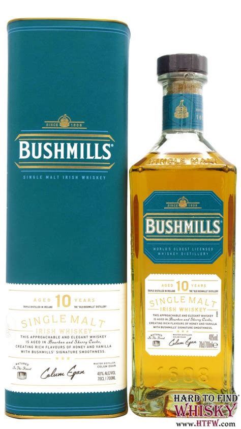Bushmills Irish Single Malt 10 Year Old Whiskey