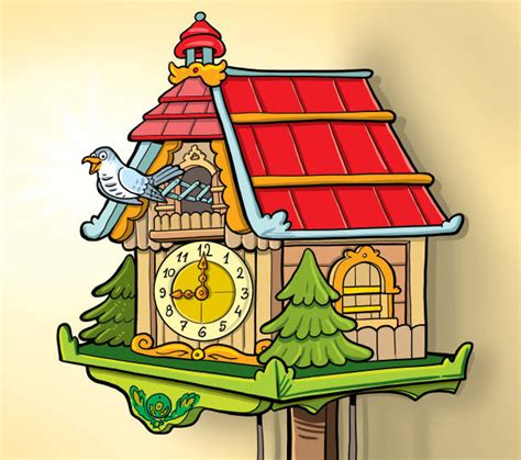 Best Cuckoo Bird Clock Illustrations Royalty Free Vector Graphics