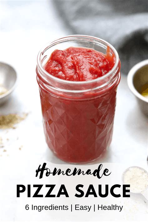 Make Your Own Homemade Pizza Sauce In 5 Minutes Or Less This Easy