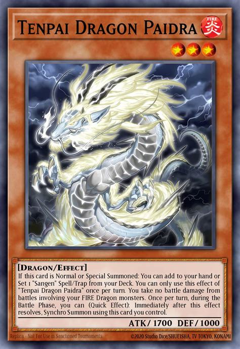 Tenpai Dragon Baidora Yu Gi Oh Card Database Ygoprodeck