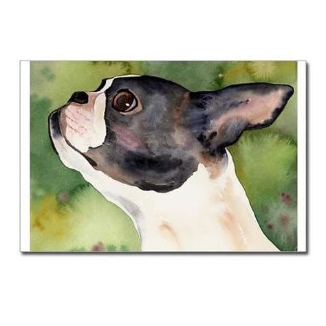It's no wonder gisele bundchen stops at pawsh with her handsome yorkie: Boston Terrier Giftware Postcards (Package of 8) by My Pet ...