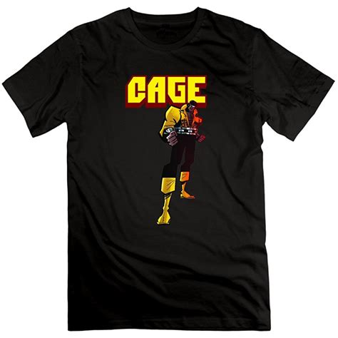 Mens Luke Cage 100 Cotton O Neck T Shirt Black Us Size Xl Unisex11094