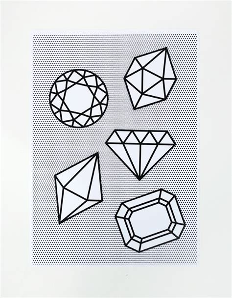 Printables Diamond Graphic Diamond Template Gems