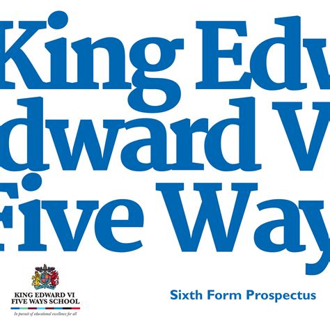 King Edward Vi Five Ways Schoo Prospectus Sixth Form 2018 19 V4