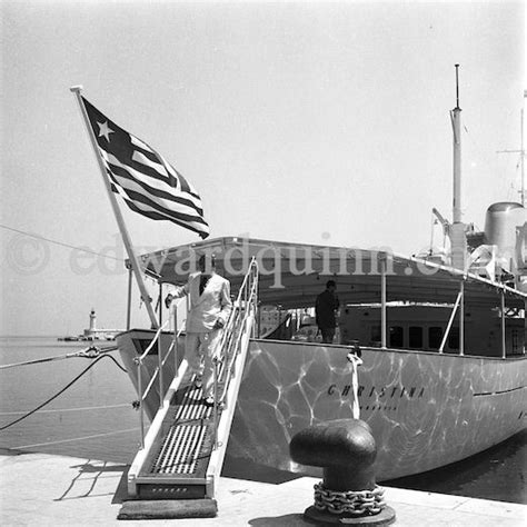 .aristotle onassis and former first lady jacqueline kennedy onassis, the yacht can now be rented for take a look at the glitzy yacht once owned by jackie o that's been the scene of huge celebrity. Aristotle Onassis' Yacht Christina photographed by Edward ...