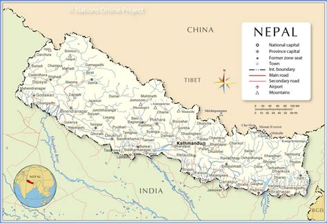 Nepal Political Map