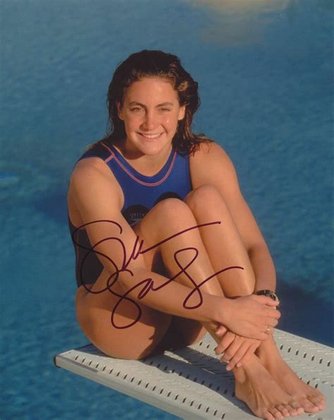 Summer Sanders Signed Olympic Swimming X Photo Autographia