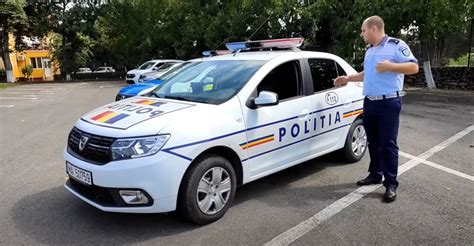 Cum Arată Mașina De Poliție Dacia Logan Cu Care Se Transportă Infractori