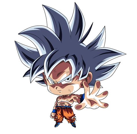 Goku Ultra Instinto Dominado Chibi Tome Como Referencia El Dibujo De Images