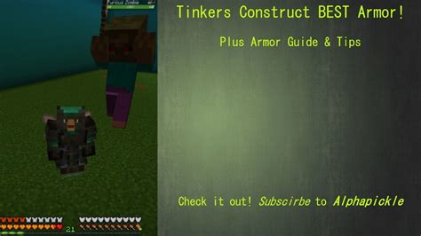 How To Make Good Armor Tinkers Construct Plus Armor Guide And Tips