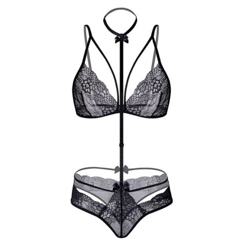 Sexy Lingerie Set Ladies Lace Perspective Charming Bra And Panty Sets