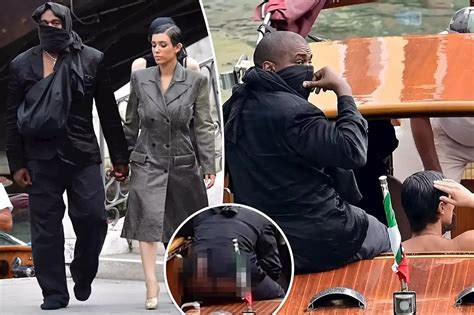 Kanye West Caught In Nsfw Moment During Italian Boat Ride With Wife