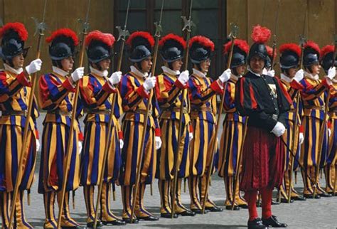 But, in fact, they are based on armor common throughout renaissance europe. REFLECTIONS: The Vatican Swiss Guard ~Not Just Ceremonial
