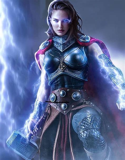 Natalie Portman As Thor Jane Foster Marvel Dc Comics Marvel Avengers