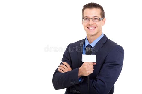 Young News Reporter Stock Image Image 34934681