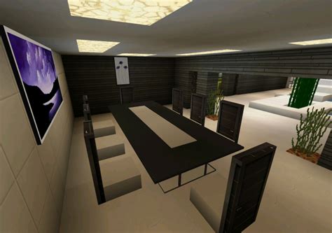 Hasta ese rincón debajo de las escaleras, que. Casa Moderna Creation | Minecraft PE Maps