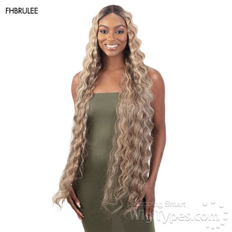 Organique Synthetic Hair Hd Lace Front Wig Ocean Waver 40