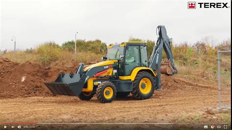 A Sneak Preview Of The The New Terex Tlb870 Backhoe Loader Uk Plant