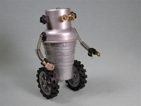 Argon Found Object Robot Sculpture Assemblage By Nutzenboltsworks 79