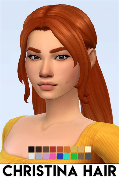 Vikai — Julie Hair By Vikai Base Game Compatible 18 Ea Sims 4 Cc