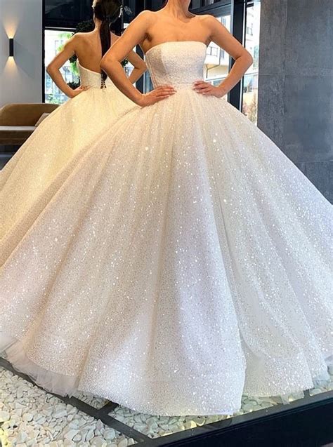 Https://tommynaija.com/wedding/ball Gown Wedding Dress Glitter