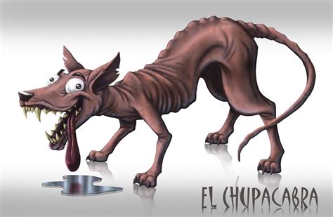 Chupacabra Colored Freelance Fridge Illustration And Character Development