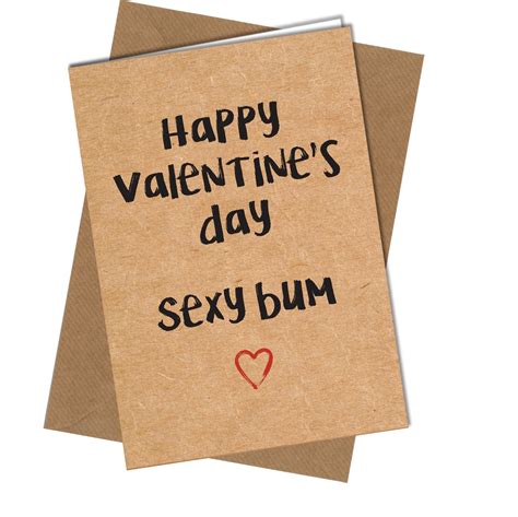 844 Valentine Sexy Bum Close To The Bone Greeting Cards