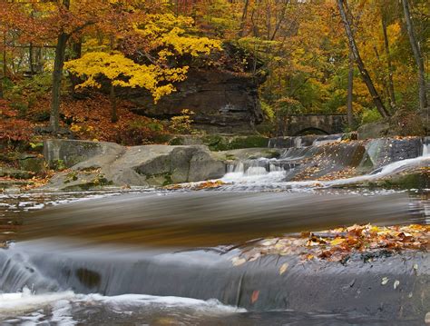 Autumn Waterfalls Olmsted Falls Ohio Jen Goellnitz Flickr