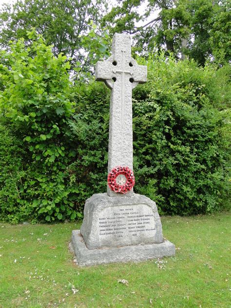 Swardeston War Memorial © Adrian S Pye Geograph Britain And Ireland